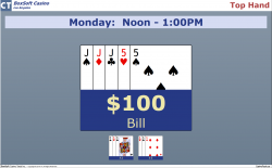 Offer all manner of promotions and jackpots, with full display customization.