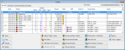 Easily manage all your events from a single screen. See the status, seating, registration count, total payout, whether the event is part of a multi-day tournament, “Best Overall Player” points pool, and more. Adjust seating, update the prize list, make payouts, etc.