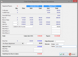 Enter any adjustments on the closing worksheet.